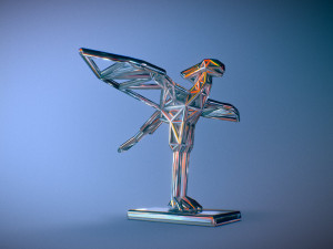 secretary bird adult male 3D Принт Модель