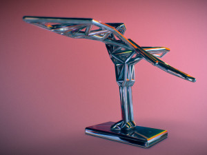secretary bird adult male 3D Принт Модель