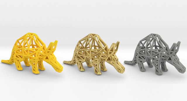 aardvark adult 3D Принт Модель .c4d .max .obj .3ds .fbx .stl .blend 