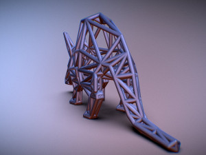 aardvark adult 3D Принт Модель