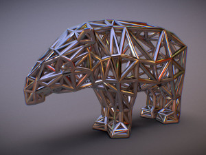 bairds tapir adult male 3D-printmodel