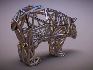 bairds tapir adult male 3D-printmodel