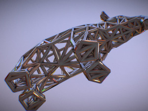 bairds tapir adult male 3D-printmodel