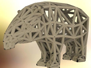 bairds tapir adult male 3D Print Model