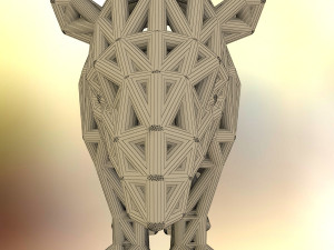 bairds tapir adult male 3D-printmodel