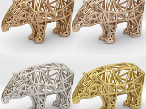 bairds tapir adult male 3D-printmodel