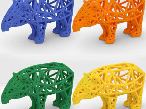bairds tapir adult male 3D Print Model