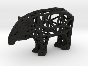 bairds tapir adult male 3D-printmodel