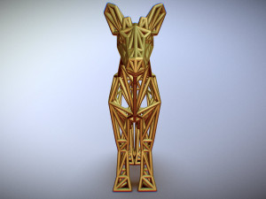 okapi adult male Modelo de impresión 3D