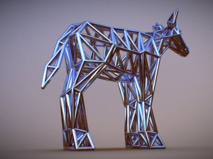okapi adult male Modelo de impresión 3D