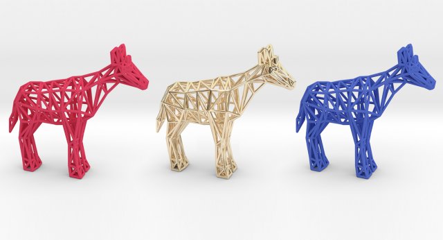 okapi adult male Modelo de impresión 3D .c4d .max .obj .3ds .fbx .stl .blend 
