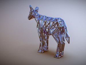 okapi adult male Modelo de impresión 3D