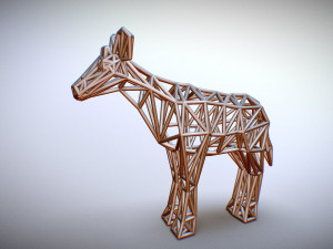 okapi adult male Modelo de impresión 3D