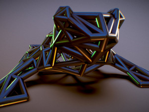 north american bullfrog Modello di stampa 3D