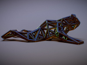 north american bullfrog Modello di stampa 3D
