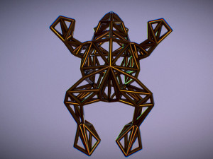 north american bullfrog Modello di stampa 3D