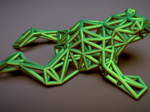 north american bullfrog Modello di stampa 3D
