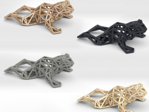 north american bullfrog Modello di stampa 3D