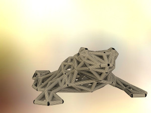 north american bullfrog Modello di stampa 3D