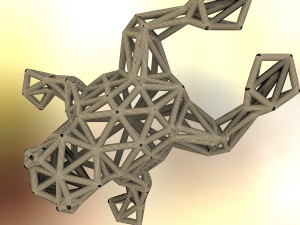 north american bullfrog Modello di stampa 3D