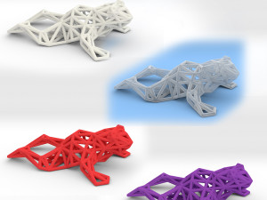 north american bullfrog Modello di stampa 3D