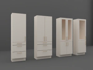 dolap seti 3D Model