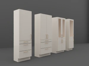 cupboard set 3D Model