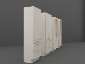 cupboard set 3D Model