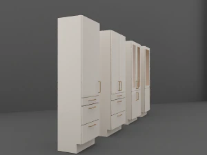 cupboard set 3D Model