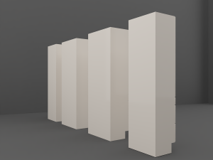 cupboard set 3D Model