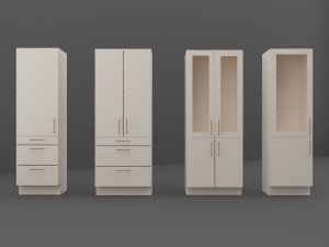 cupboard set 3D Model