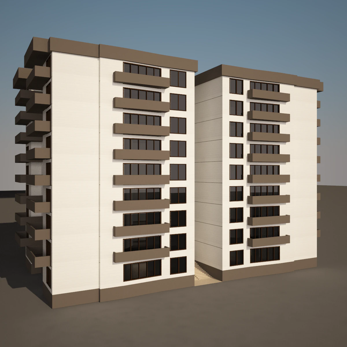 apartment 3D Model .c4d .max .obj .3ds .fbx .stl .blend 