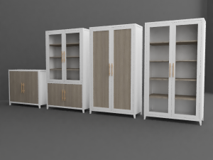 cabinet set 3D Model