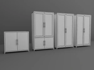 cabinet set 3D Model