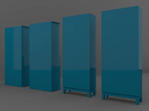 cupboard set 3D Model