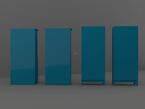 cupboard set 3D मॉडल