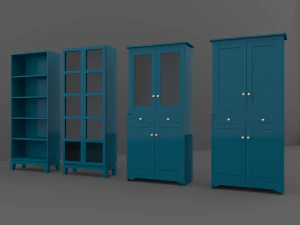 cupboard set 3D Model