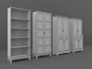 cupboard set 3D Model