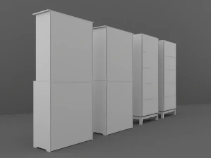 cupboard set 3D Model