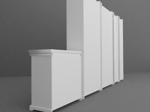 cupboard set 3D Model