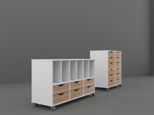 office cabinets Modelo 3D