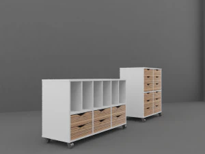 office cabinets 3D Model