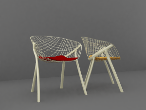 chair 3D मॉडल