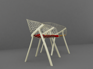 chair 3D मॉडल
