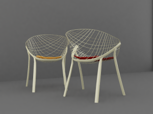 chair 3D मॉडल