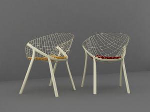 chair 3D मॉडल
