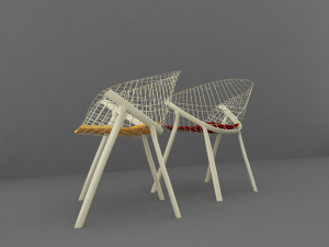 chair 3D मॉडल