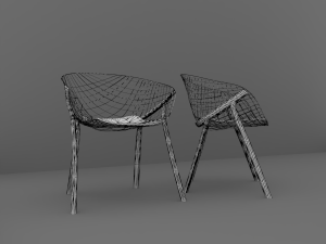 chair 3D मॉडल
