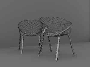 chair 3D मॉडल