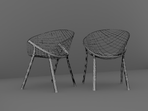chair 3D मॉडल